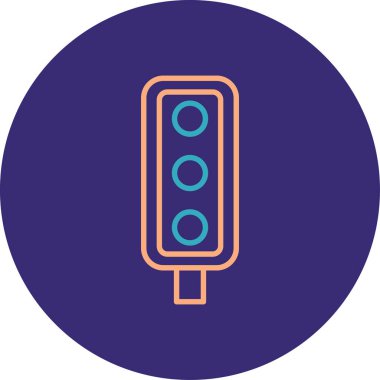 Modern otomatik simgenin vektör illüstrasyonu