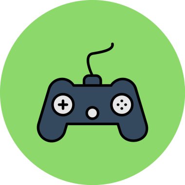 Oyun kolu. Web simgesi, modern biçim