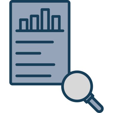 veri analiz simgesi vektör illüstrasyonu