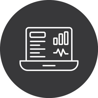 Modern simgenin vektör illüstrasyonu