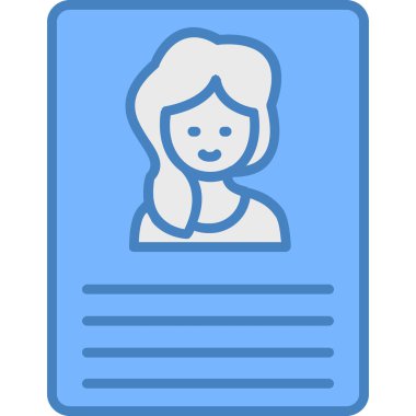 Kullanıcı arayüzü web simgesine sahip kız