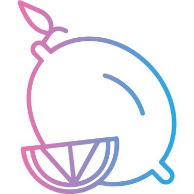 Şirin bir çizgi film simgesinin vektör çizimi