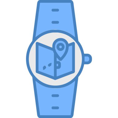 izle simge vektör illüstrasyonu