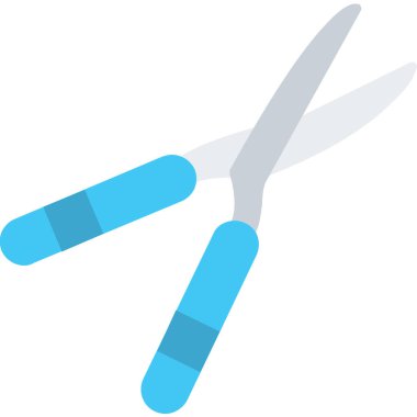 makas düz tasarım, vektör illüstrasyonu