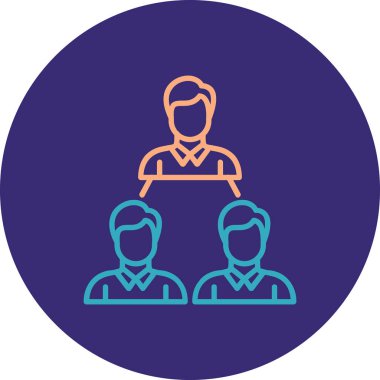 İnsan simgesinin vektör illüstrasyonu