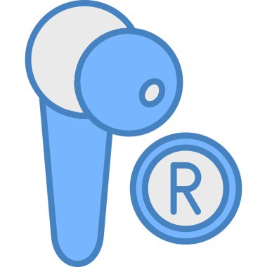 Modern b 'nin vektör illüstrasyonu eksik simgesi