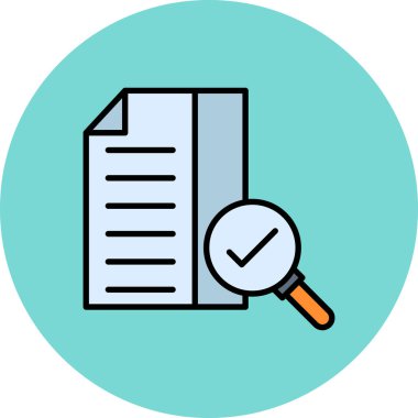 Arama simgesi vektör illüstrasyonu