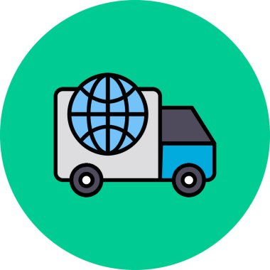 kamyon simgesi çizimi