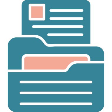 belge simgesi vektör illüstrasyonu