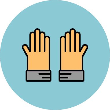 el simgesi vektör illüstrasyonu