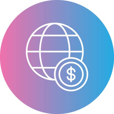 vektör dolar simgesi