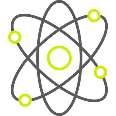 atom simgesi, vektör illüstrasyon tasarımı