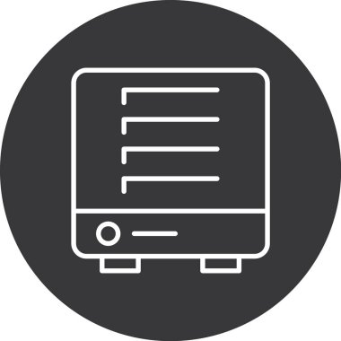 Belge dosyasının modern b 'nin vektör illüstrasyonu eksik