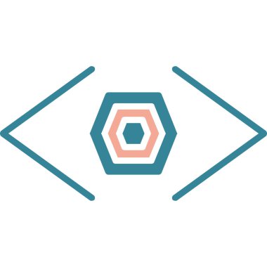 soyut geometrik şekil, vektör çizimi