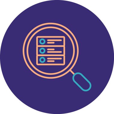 Arama simgesi vektör illüstrasyonu