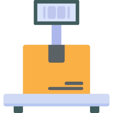 Yazıcı. Web simgesi basit illüstrasyon