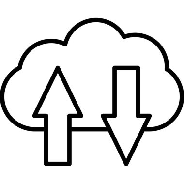 bulut indirme simgesi, özet biçimi