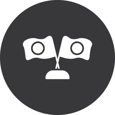 Modern b 'nin vektör illüstrasyonu maske simgesinden yoksun