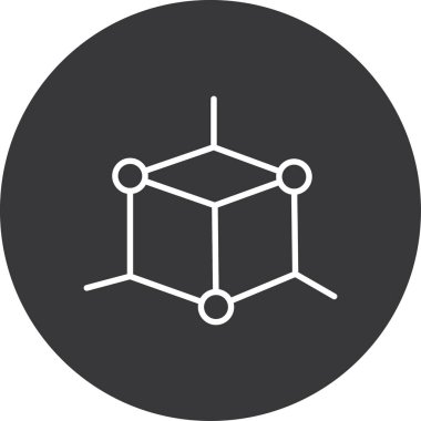 Modern simgenin vektör illüstrasyonu