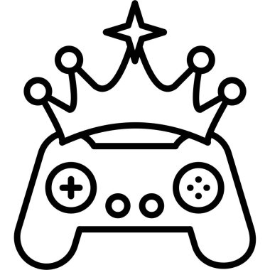 Oyun denetleyici vektör simgesi