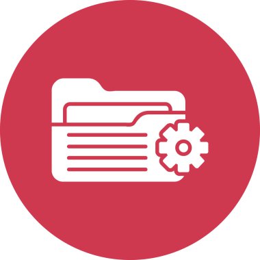 Belge simgesinin vektör illüstrasyonu