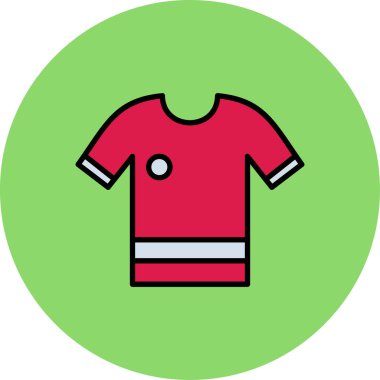 t-shirt vektör çizim simgesi