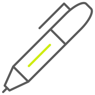 Kalem. Web simgesi basit illüstrasyon