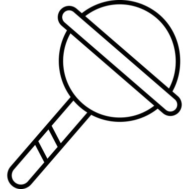 beysbol yarasa simgesi vektör illüstrasyonu