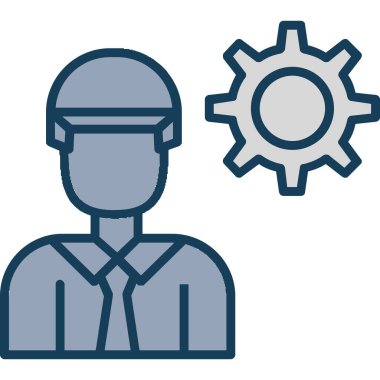 Teçhizat Web simgesi basit illüstrasyon