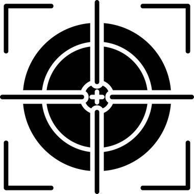 hedef simge, vektör illüstrasyonu