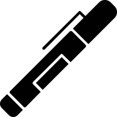 Kalem simgesi, vektör illüstrasyonu