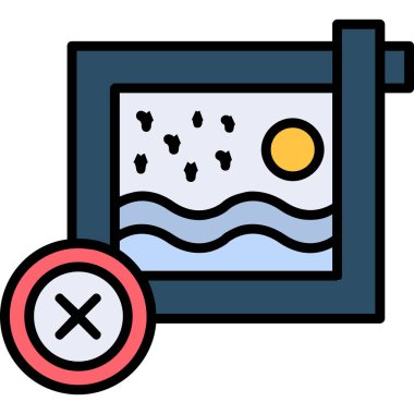 Balık. Web simgesi basit illüstrasyon