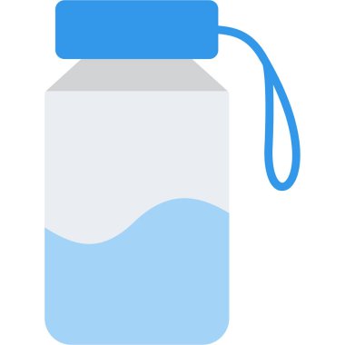 Şişe içecek ikonu - taslak biçiminde