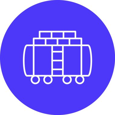 tren. Web simgesi basit tasarım