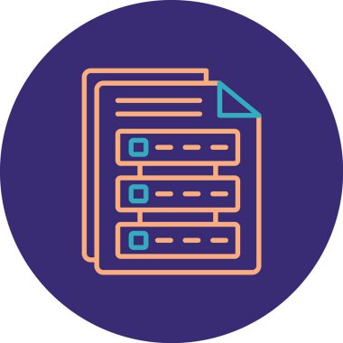 Dosya. Web simgesi basit illüstrasyon