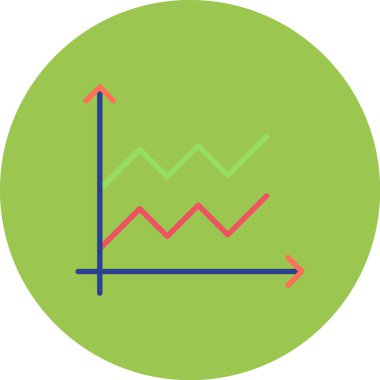 Grafiğin vektör illüstrasyonu