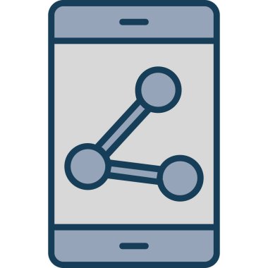 ağ bağlantı simgesi. özet vektör simgesi.