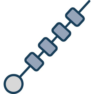 İp. Web simgesi basit illüstrasyon