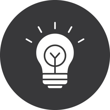 Ampul Ağı simgesi, basit vektör illüstrasyonu