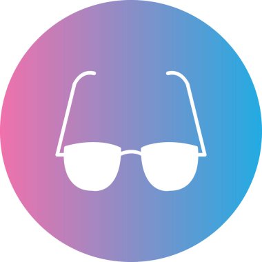 gözlük ikonu vektör illüstrasyonu