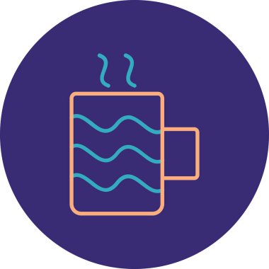 vektör kahve simgesi