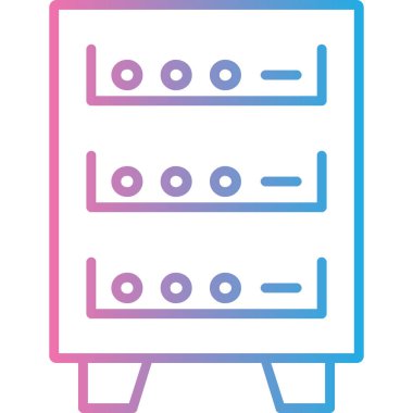 Modern b 'nin vektör illüstrasyonu eksik simgesi