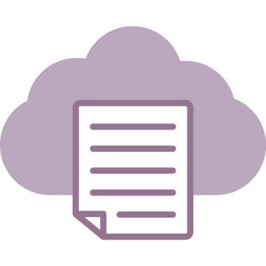 bulut bilgi işlem izole simgesi