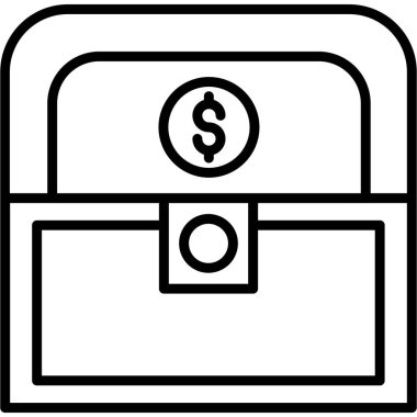 cüzdan ikonu vektör illüstrasyonu