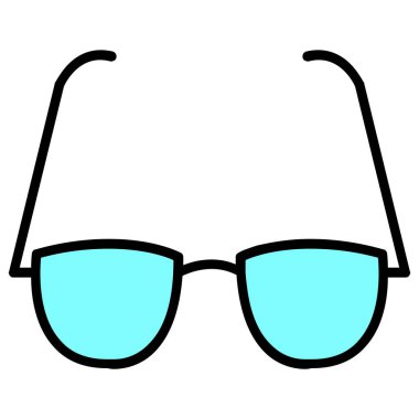 Güneş gözlüğü simgesi, taslak biçimi