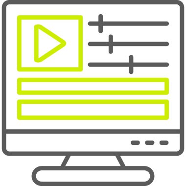 seo modern simgesinin vektör illüstrasyonu