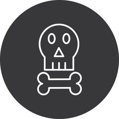 Cadılar Bayramı. Web simgesi basit illüstrasyon