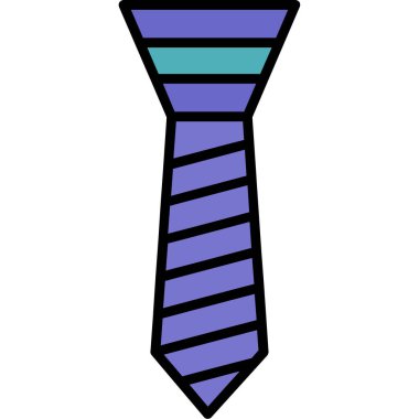 aksesuar kravat kravat simgesi - taslak biçimi