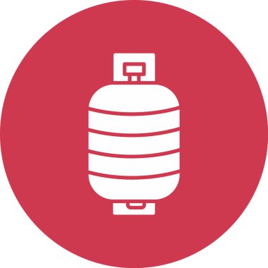 Bir varil simgesinin vektör illüstrasyonu