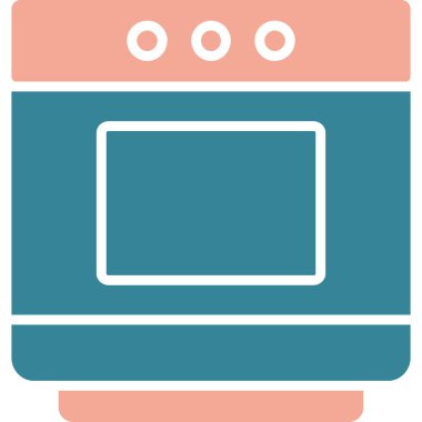 Mikrodalga fırın. Basit resimleme